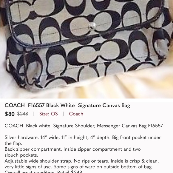 Coach crossbody like new! Retails for $248! - Picture 4 of 14